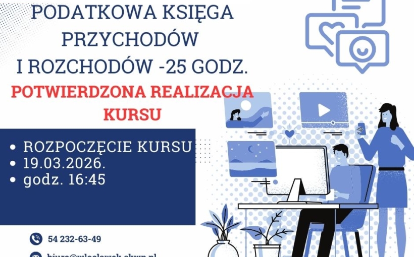 KURS ON-LINE Podatkowa księga przychodów i rozchodów