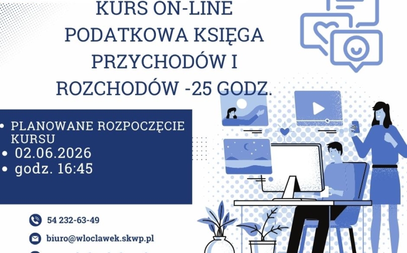 KURS ON-LINE Podatkowa księga przychodów i rozchodów