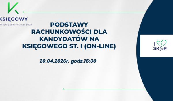 Podstawy rachunkowości dla kandydatów na księgowego st. I (ON-LINE)