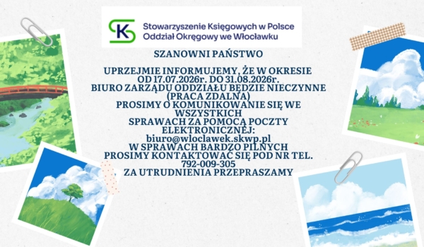 PRACA BIURA -INFORMACJA